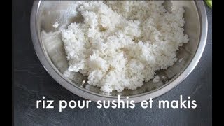 Comment préparer du riz pour sushis et makis [upl. by Gasper]