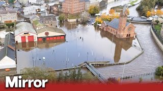 Storm Ciaran Northern Ireland hit with severe flooding [upl. by Abbottson]