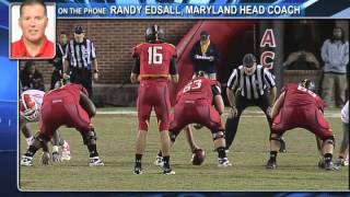 Randy Edsall Looks to Perry Hills to Replace CJ Brown as Maryland Quarterback  ACC Now [upl. by Martinsen]