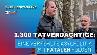 1300 Tatverdächtige Eine verfehlte Asylpolitik mit fatalen Folgen [upl. by Maury]