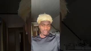 Bro rocking the blonde Edgar cut [upl. by Tearle571]