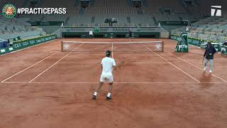 Rafael Nadal Full Practice at Roland Garros 2020  Practice Pass [upl. by Notlew]