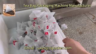 Biodegradable Tea Bag Packaging Machine for Honeybush Tea [upl. by Jaclin456]