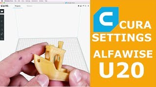 Alfawise U20 Cura Settings [upl. by Abram401]