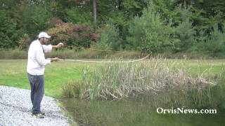 ORVIS  Fly Casting Lessons  The Bow And Arrow Cast [upl. by Meggy504]