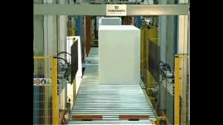 Fully automatic cutting line for expanded polystyrene EPS  Tecnodinamica [upl. by Yznel]