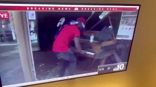 Man playing kid cudi on the piano during riots [upl. by Martens]