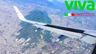 VivaAerobus Airbus A321neo Landing in Monterrey MTY  Aterrizaje en Monterrey MTY [upl. by Packer]