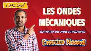 2BAC Biof  Les Ondes Propagation des ondes ultrasonores Exercice  Correctionavec Pr Noureddine [upl. by Viva]