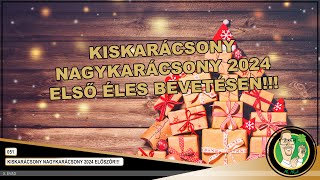 5051 KISKARÁCSONY NAGYKARÁCSONY 2024 ELSŐ ÉLES BEVETÉS KAPARÓS SORSJEGY VIDEÓ [upl. by Mohsen]