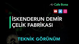 İskenderun Demir Çelik  İsdemir Teknik Görünüm İsdmr Analizleri [upl. by Risan]