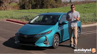 2017 Toyota Prius PRIME PlugIn Hybrid Test Drive Video Review [upl. by Takken]