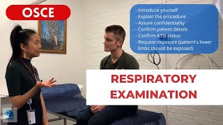 OSCE Video Series Respiratory Examination  Teaching for Impact [upl. by Nodearb]