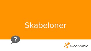 Skabeloner [upl. by Oskar]