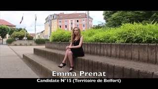 Portrait de Emma PRENAT  candidate à miss 1517 FrancheComté 2016 [upl. by Nednyl]