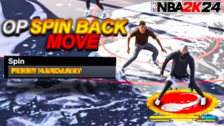 How to do STEEZO THE GOD BASIC 1 SPINBACK on NBA2K24 How to dribble like STEEZO THE GOD [upl. by Ahsinan]