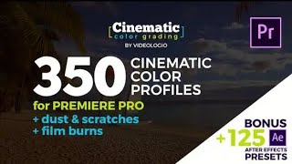 Cinematic Color Presets Premiere Pro  Easy to Use  Fast Render [upl. by Hunt]