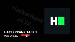 Hacker Rank Task1 hackerrank students education course java trending viralvideo [upl. by Clothilde]