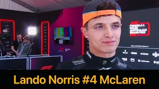 Lando Norris Post Race Interview  F1 2024 Australian GP [upl. by Ahsenak243]