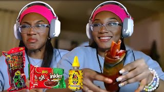 Kyah Tries TikTok CHAMOY PICKLE KIT [upl. by Noterb]