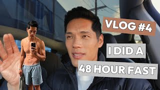 VLOG 4 MY FIRST 48 HOUR FAST Basketball with the boys and SENE Photoshoot [upl. by Namlak]