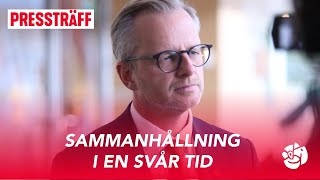 LIVE S budgetmotion för 2024 – Sammanhållning i en svår tid [upl. by Alleunam]