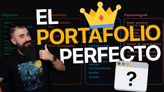 ¿Cómo crear el PORTAFOLIO PERFECTO para PROGRAMADORES [upl. by Yanehc215]