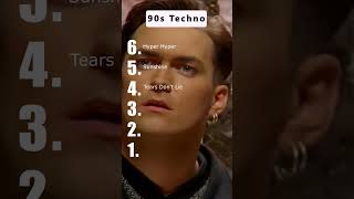 Techno 90s Part 1 90s 1990s s throwback throwbacks music techno [upl. by Yirinec]