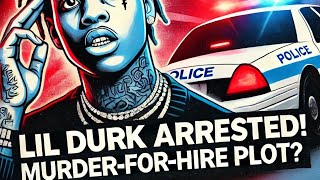 Chicago rapper Lil Durk arrested in Florida over murderforhire plot [upl. by Ettesil]