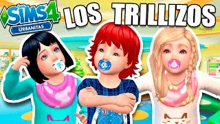 Mis TRILLIZOS CRECEN SON TAN MONOS ♥  Ep31  LOS SIMS 4  URBANITAS [upl. by Hildegaard]