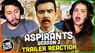 ASPIRANTS Season 2 Official Trailer Reaction  Prime Video India [upl. by Celka]