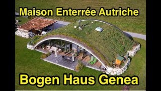 Maison enterrée Bogen Haus Genea Autriche [upl. by Gasper]