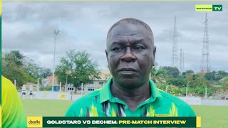 Pre Match interview with Coach Frimpong Manso ahead of Goldstars home game against Bechem UTD [upl. by Irita]