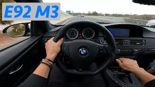 E92 M3 Pure POV at 8400 RPM [upl. by Lionel]