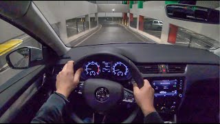 Skoda Octavia III Night  4K POV Test Drive 144 Joe Black [upl. by Dorris]