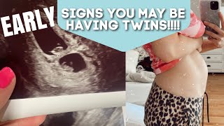 TWIN Pregnancy Symptoms  Signs You May Be Pregnant With Twins  Lauren Stewart [upl. by Monia669]