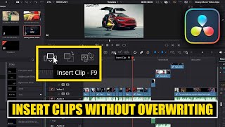 How to Insert Clips Without Overwriting in DaVinci Resolve Timeline  In Depth Tutorial [upl. by Fleck]