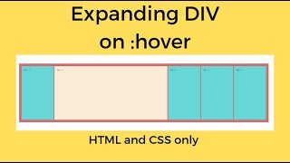 Split screen Expanding div on hover effect HTML and CSS only [upl. by Adnael]