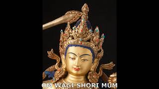 OM WAGI SHORI MUM  OM AH RA PA TSA NA DHIH Manjushri’s mantras [upl. by Oinotnanauj975]