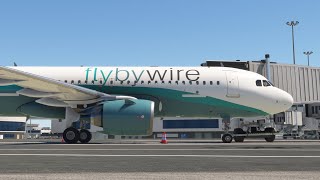 Exploring the FlyByWire Airbus A320 while flying from Brisbane to Sydney in Flight Simulator [upl. by Gainer]