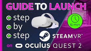 Step by step guide to launch Steam VR on Oculus Quest 2 [upl. by Adnahcal]