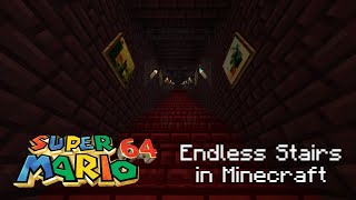 Super Mario 64s Endless Staircase in Minecraft Java Edition v1213 [upl. by Petula]