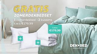 Gratis Zomerdekbedset twv €17999  DekbedDiscounternl [upl. by Lemrac]