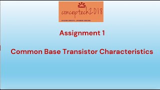 Online Electronics Laboratory  BJT COMMON BASE CHARACTERISTICS [upl. by Ahs737]