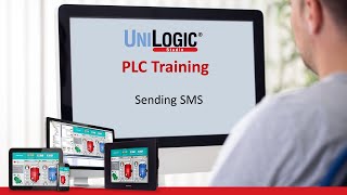 PLC Training Sending SMSUniLogic for UniStream by Unitronics [upl. by Falkner117]