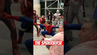 SpiderMan Meme Come To Life spiderman cosplay sunflower [upl. by Tallbot422]