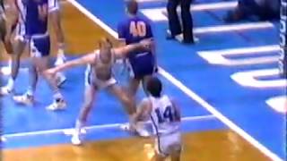 Evansville Aces at Butler  Evansville host De Paul part1 198687 [upl. by Nagek]