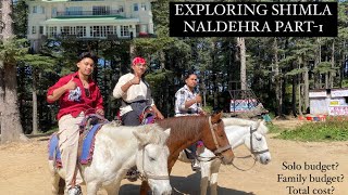 SHIMLA TO NALDEHRA PART1 🥰  Exploring Shimla day3  Places to visit in Shimla😍  vlogs shimla [upl. by Hallock830]