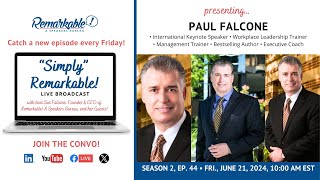 “Simply” Remarkable with host Sue Falcone amp encore guest Paul Falcone [upl. by Arahat]