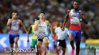 Mens 4X400M Relay At The Paris 2024 Olympics [upl. by Ecirehs478]